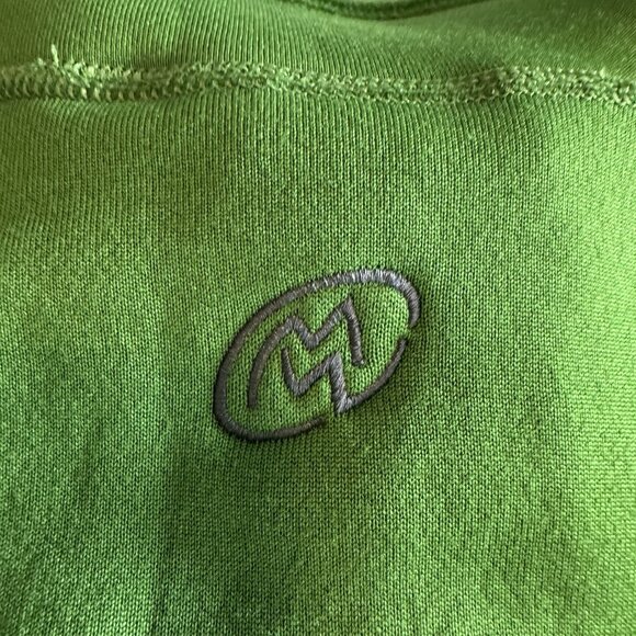 Cloudveil Pullover Mens Large Green Half Zipper Polartec Stretch Outdoor Hiking - Picture 14 of 16